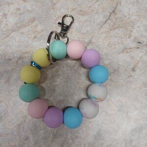 Colorful Pastel Keychain Ring